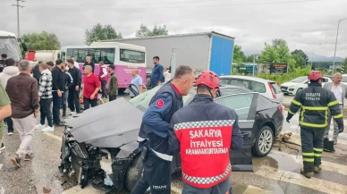 Kazada yaralanan sürücü yaşam mücadelesini kaybetti
