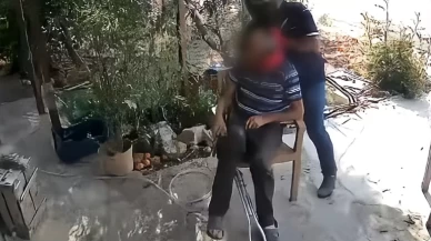 Evinin bahçesinde darbedilmişti