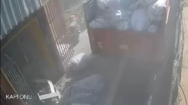 İşçinin bulunduğu asansör metrelerce düştü
