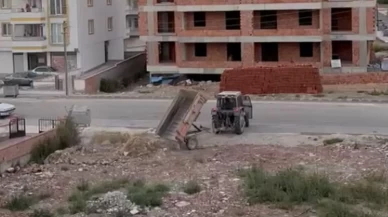 Hem ceza yedi hem arsayı temizledi