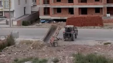 Hem ceza yedi hem arsayı temizledi