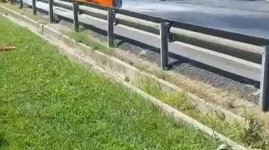 Üsküdar’da seyir halindeki cip alev aldı