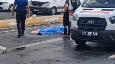 Diyarbakır’da yolun karşısına geçen yayaya otomobil çarptı