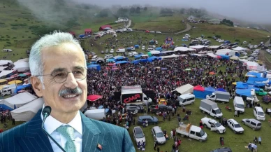 Bakan Uraloğlu Trabzon’da yayla şenliğinde vatandaşlarla buluştu