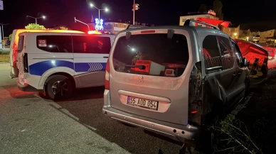 Erzurum'da kırmızı ışıkta korkunç çarpışma