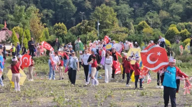 Zonguldak'ta uçurtmalar Filistinli çocuklar için gökyüzüne yükseldi!