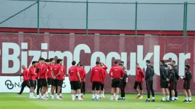 A Milli Futbol Takımı, İtalya maçı hazırlıklarına başladı!