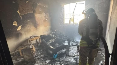 Antakya'da evde çıkan yangın korkuttu!