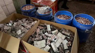 Mersin’de pişirim fırınında 1 milyon 29 bin uyuşturucu hap ele geçirildi