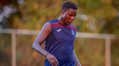 Trabzonspor'da Franculino Dju ilk kez antrenmanda