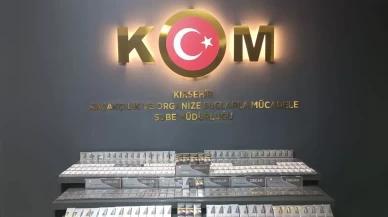 Kırşehir’de durdurulan araçtan 460 paket kaçak sigara çıktı