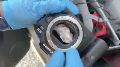 Kastamonu’da fotoğraf makinesine gizlenen uyuşturucu bulundu