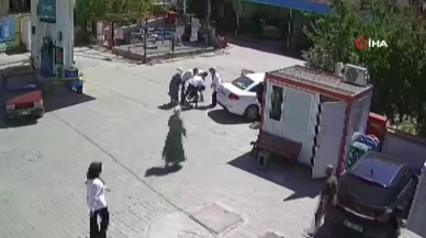 Akaryakıt istasyonunda can pazarı