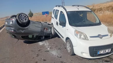 Beypazarı’nda iki aracın karıştığı kazada 3 kişi yaralandı