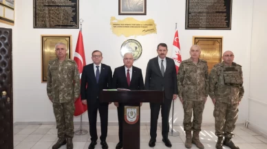 Bakan Güler, 14'üncü Mekanize Piyade Tugay Komutanlığı'nda incelemelerde bulundu!