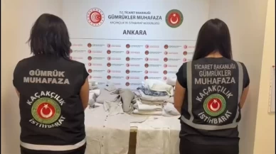 Esenboğa Havalimanı’nda 31 kilo 620 gram metamfetamin ele geçirildi