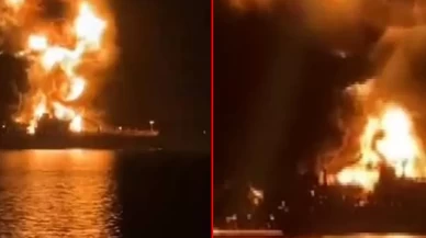 Irak açıklarında petrol tankerine İHA saldırısı!