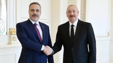 Azerbaycan Cumhurbaşkanı Aliyev, Bakan Fidan'ı Bakü'de kabul etti! 3 kritik konu masada