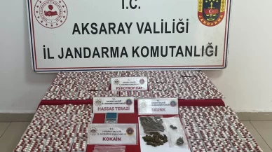 Aksaray’da uyuşturucu operasyonu: 2 bin 122 sentetik hap ele geçirildi