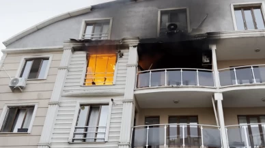 Iğdır'da alevler apartmanı sardı