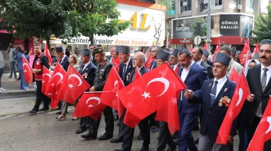 Diyarbakır'da Gaziler Günü'nde anlamlı yürüyüş!