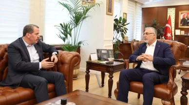 Bakan Işıkhan, Memur-Sen Genel Başkanı Ali Yalçın ile görüştü
