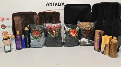 Antalya’da akıllara durgunluk veren yöntem: Milyonluk zehir valizden çıktı