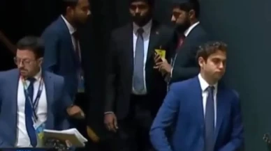 İsrail heyetini salondan kaçıran sözler