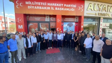 Diyarbakır'da MHP'ye yoğun katılım!