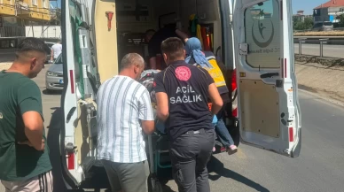 Manisa’da devrilen elektrikli bisikletin sürücüsü yaralandı