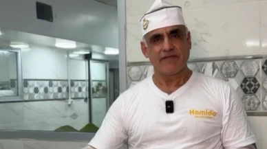 Amerikan aksanıyla konuşan baklavacı sosyal medyada gündem oldu