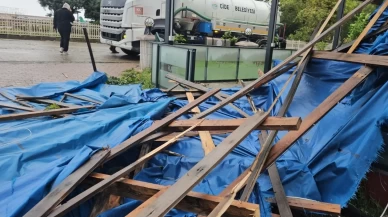 Kastamonu’da kuvvetli rüzgar etkili oldu