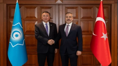Hakan Fidan ve Ömüraliyev zirve hazırlıkları için görüştü
