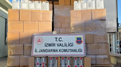 İzmir’de 9 milyon liralık kaçak alkol operasyonu