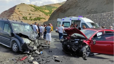 Bingöl’de trafik kazası: 5 kişi yaralandı