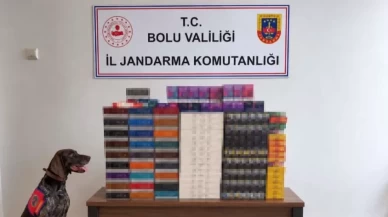 TEM Otoyolu’nda 760 bin liralık kaçak ürün ele geçirildi