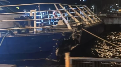 İDO deniz otobüsü Mudanya İskelesi'ne çarptı