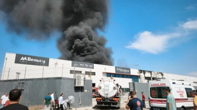 Mersin’de fabrika alevlere teslim oldu!
