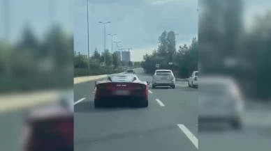 Ankara’da lüks otomobille makas şov pahalıya patladı