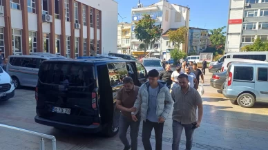 Lisenin önünde pompalı tüfekle dolaştılar! 3 şüpheli adliyede