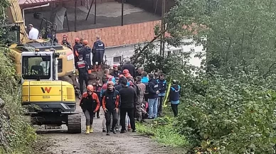 Trabzon’da heyelan faciası!