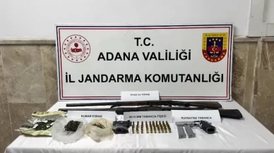Adana’da silah ve uyuşturucu operasyonu: 5 gözaltı