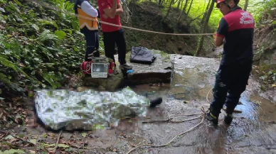Ordu’da fındık çuvalı taşırken yamaçtan yuvarlandı