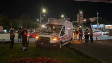 Ambulans refüje çıktı!