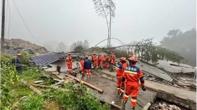 Çin’de heyelan: 3 kişi hayatını kaybetti, 9 kişi kayıp