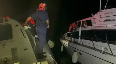 Su alan teknedeki 4 kişi için operasyon