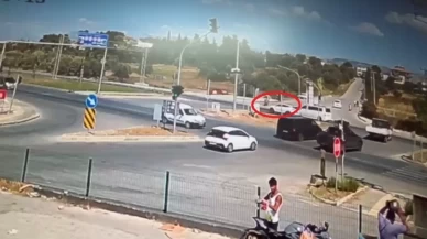 Otomobil ile motosiklet çarpıştı, 2 yaralı!