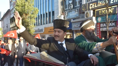 Tarihi gün yeniden yaşandı: Atatürk'ün Sivas'a gelişi canlandırıldı