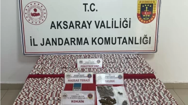 Aksaray’da uyuşturucu operasyonu: 2 bin 122 sentetik hap ele geçirildi