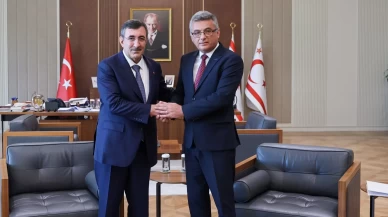 Cevdet Yılmaz'dan KKTC'de dikkat çeken görüşme!